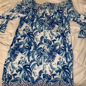 off the shoulder dress